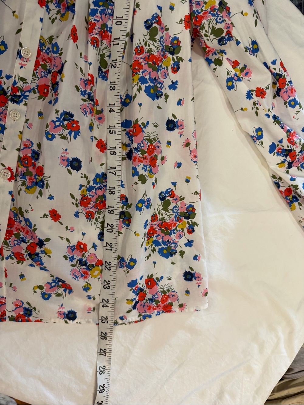 BODEN Helena Cotton Blouse White Floral 8 - Picture 11 of 13